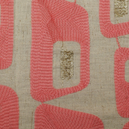 Colored Linen Embroidery Fabric