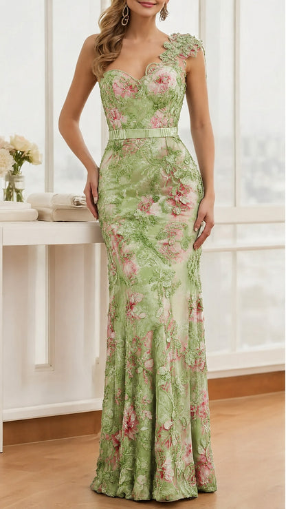 Chantilly Net Embroidered Fabric