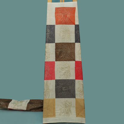 Colored Linen Embroidery Fabric