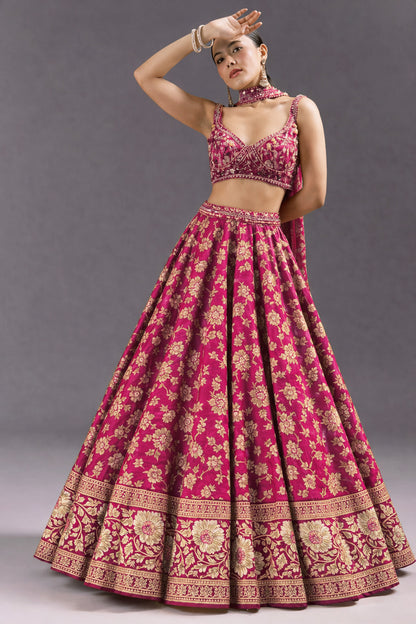 Kadwa Brocade Fabric