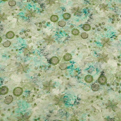 Chantilly Net Embroidered Fabric.
