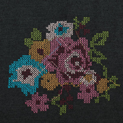 Denim Embroidery Fabric