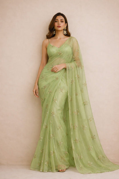 Organza Embroidery Fabric