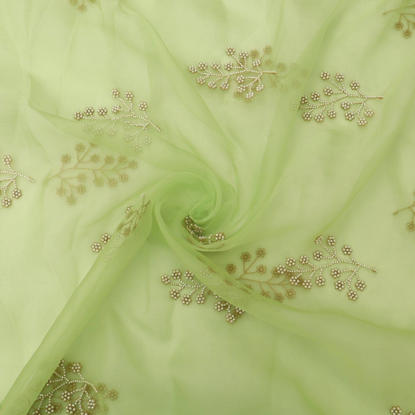 Organza Embroidery Fabric