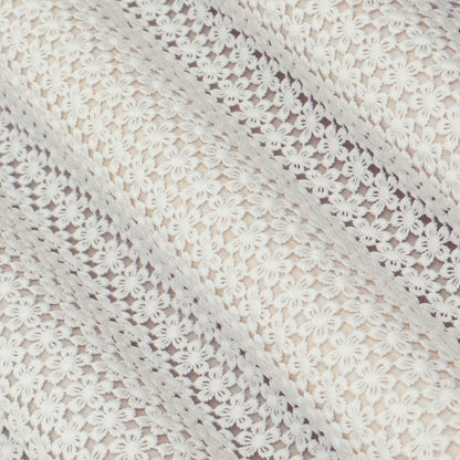 White Color Crossia Fabric