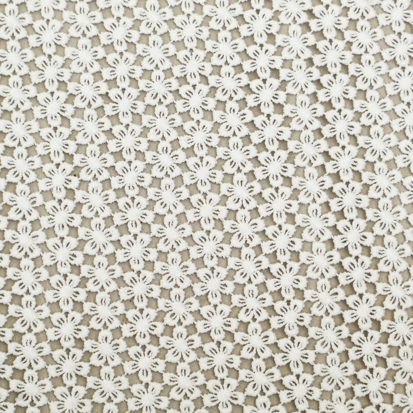 White Color Crossia Fabric
