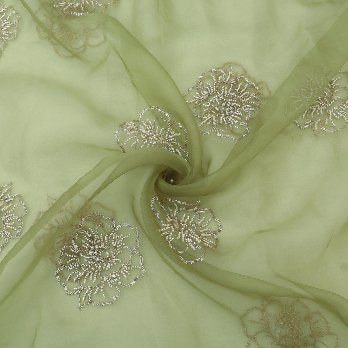 Organza Embroidery Fabric