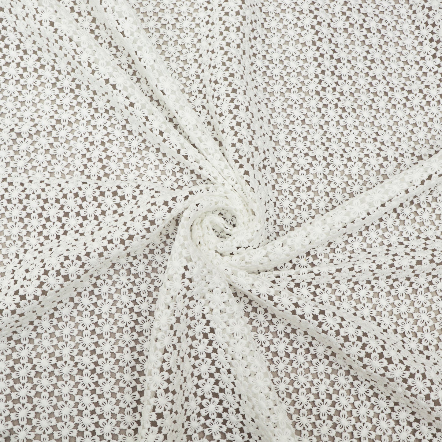 White Color Crossia Fabric