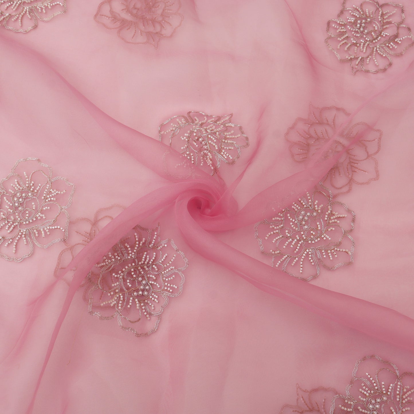Organza Embroidery Fabric