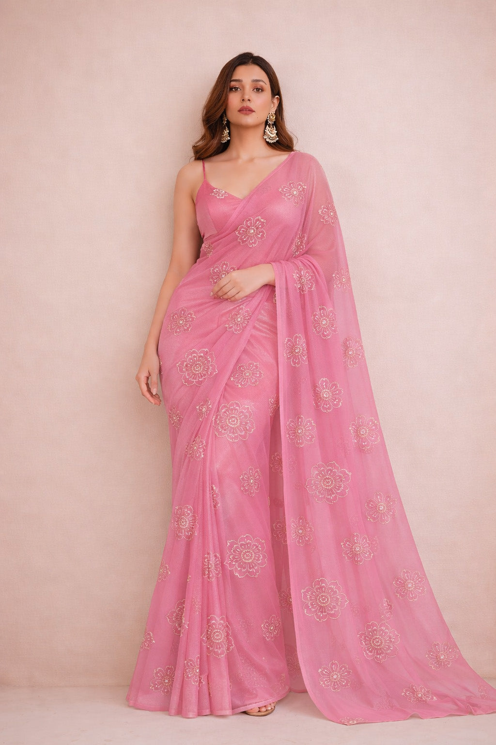 Organza Embroidery Fabric