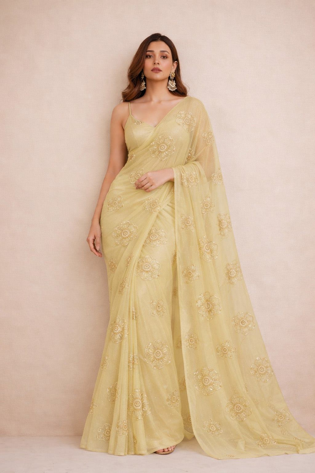 Organza Embroidery Fabric