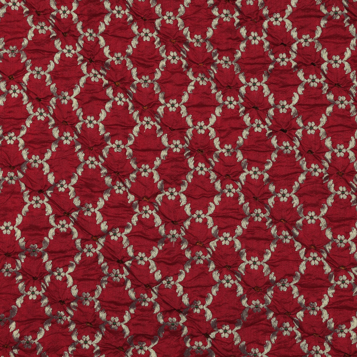 Pure Bandhej Fabric