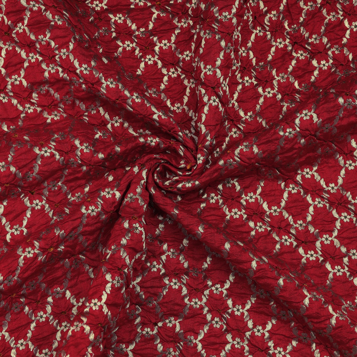 Pure Bandhej Fabric