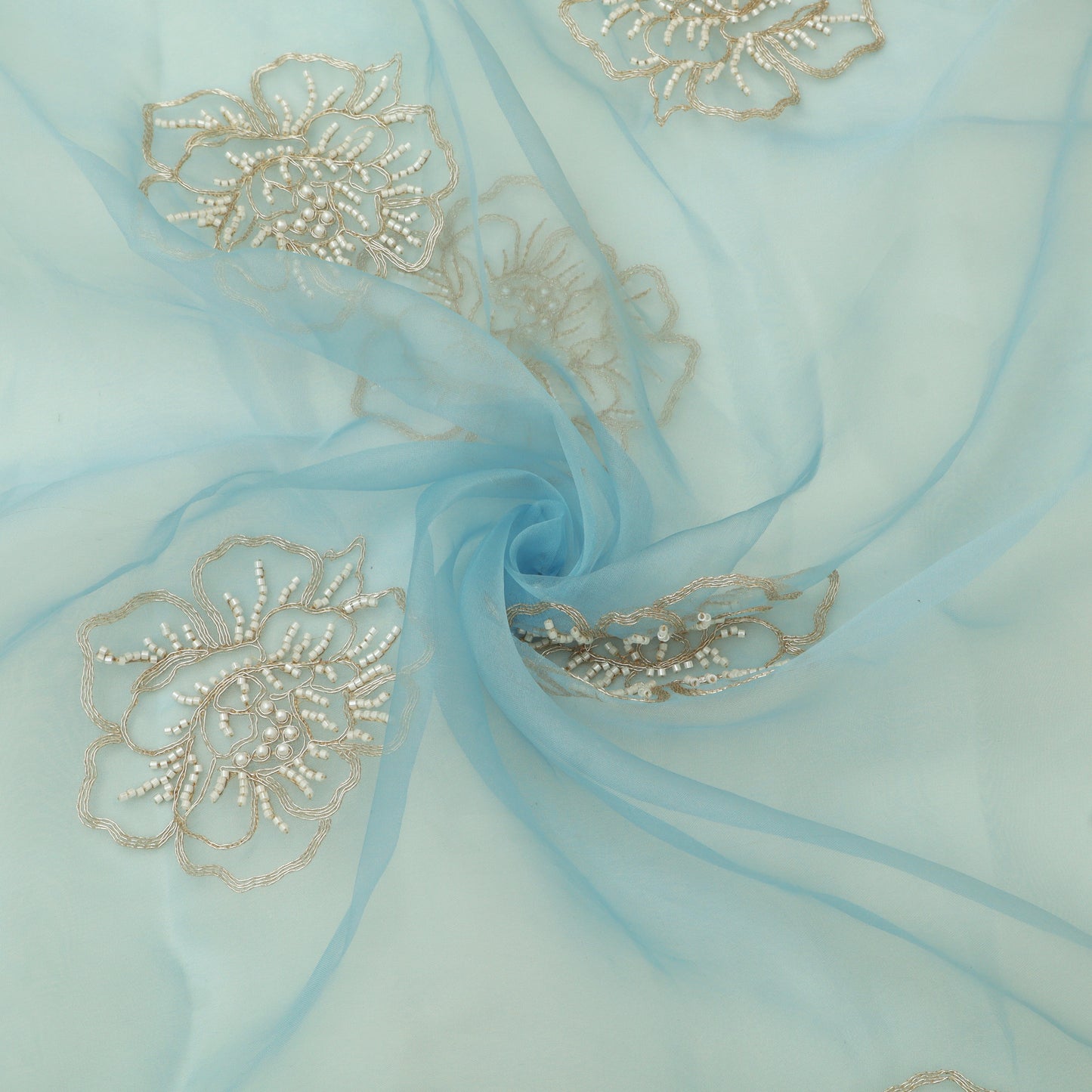 Organza Embroidery Fabric