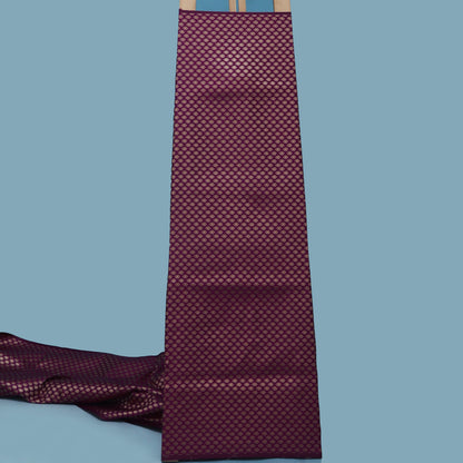 Purple Color Brocade Fabric