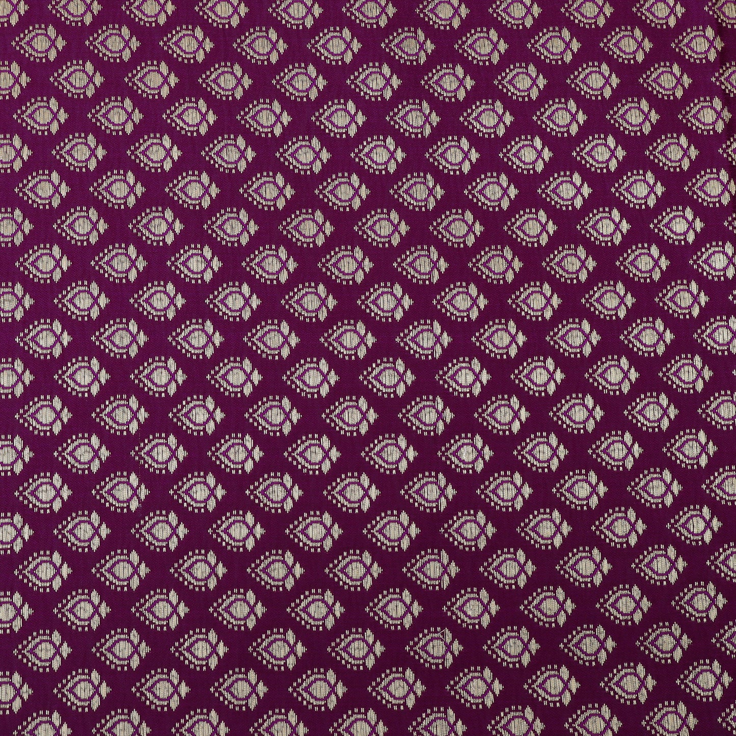 Purple Color Brocade Fabric