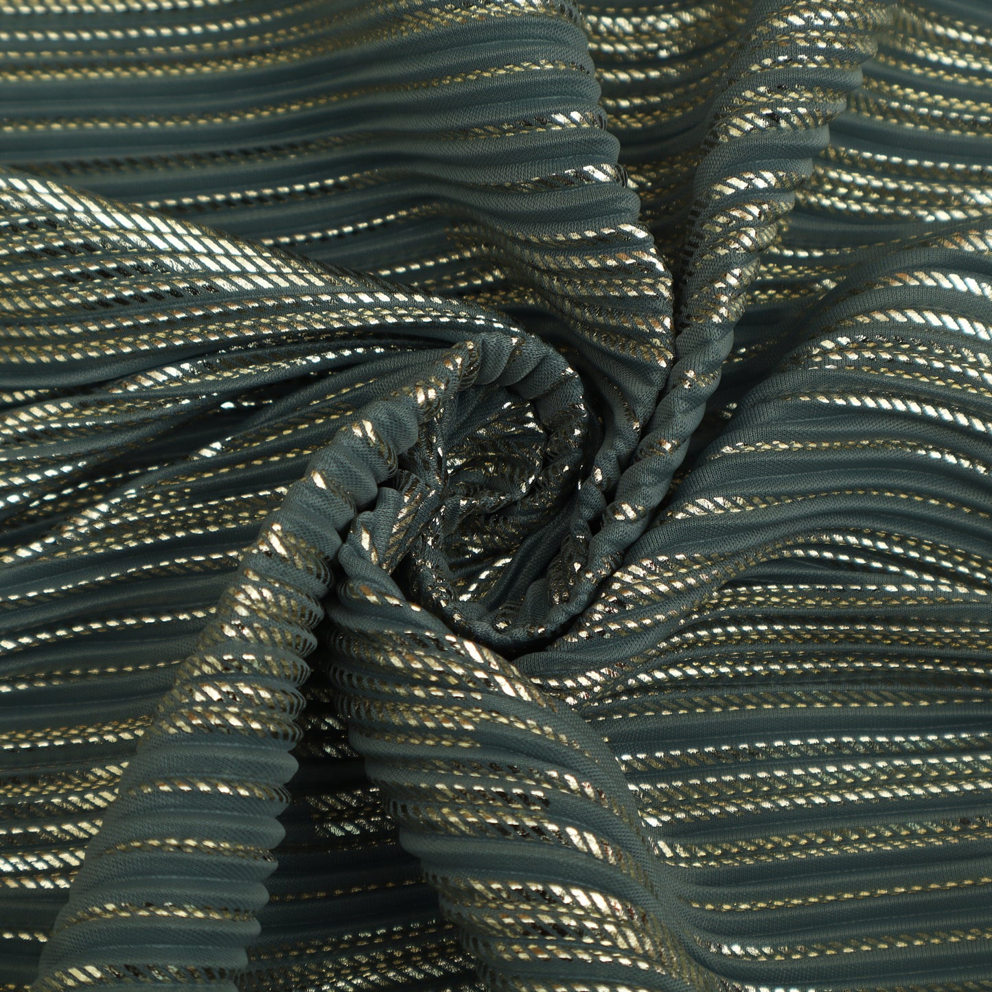 Heavy Crush Satin Foil Fabric