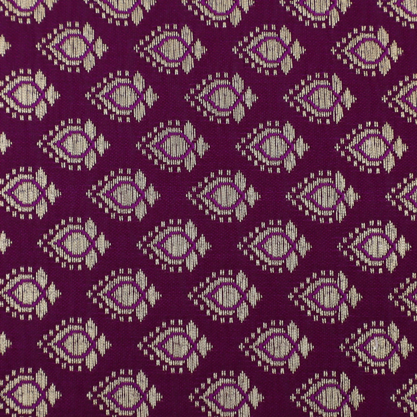 Purple Color Brocade Fabric