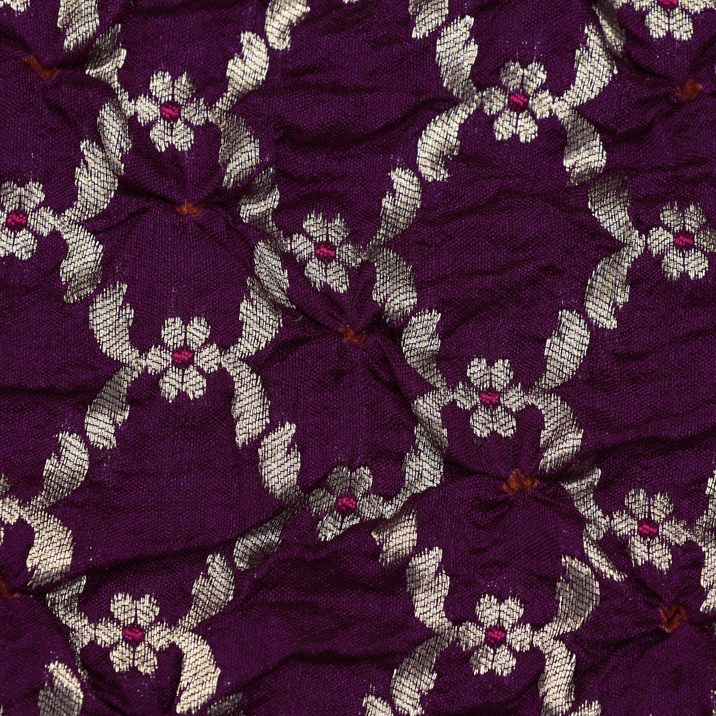 Pure Bandhej Fabric