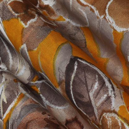 Multi Colored Mulmul Foil Print Fabric