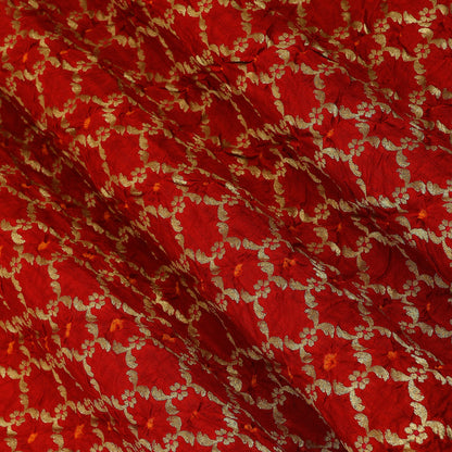 Pure Bandhej Fabric