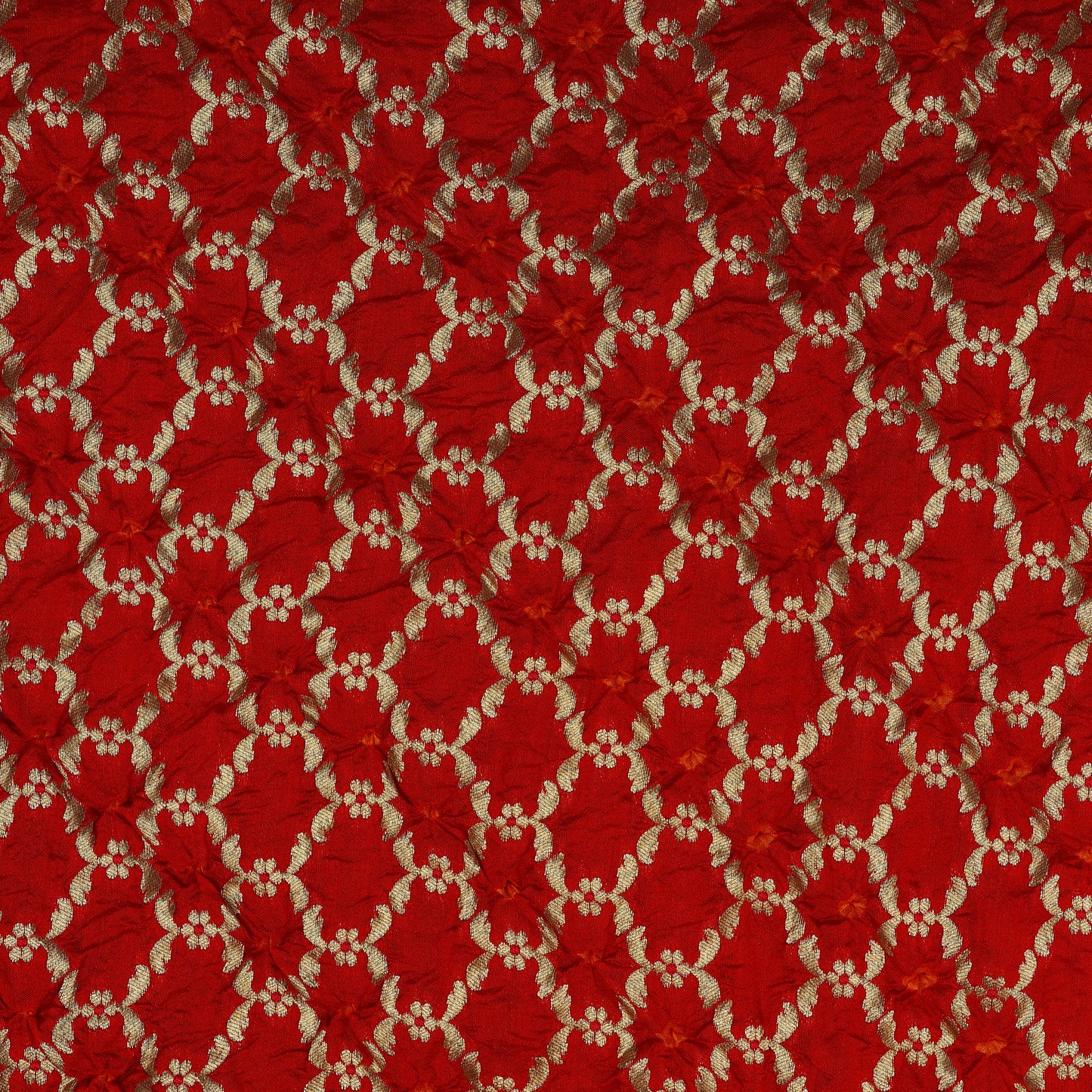 Pure Bandhej Fabric