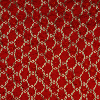 Pure Bandhej Fabric