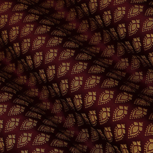 Brown Color Brocade Fabric