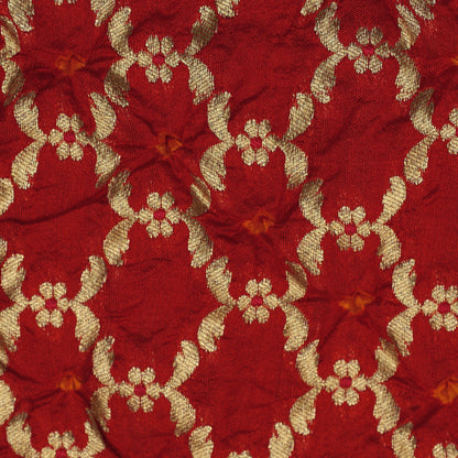 Pure Bandhej Fabric