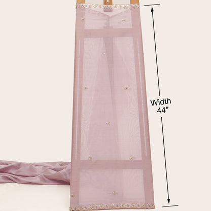 Organza Tissue Border Embroidery Fabric