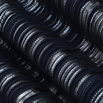 Heavy Crush Satin Foil Fabric (Cut Pieces 3Mtr)