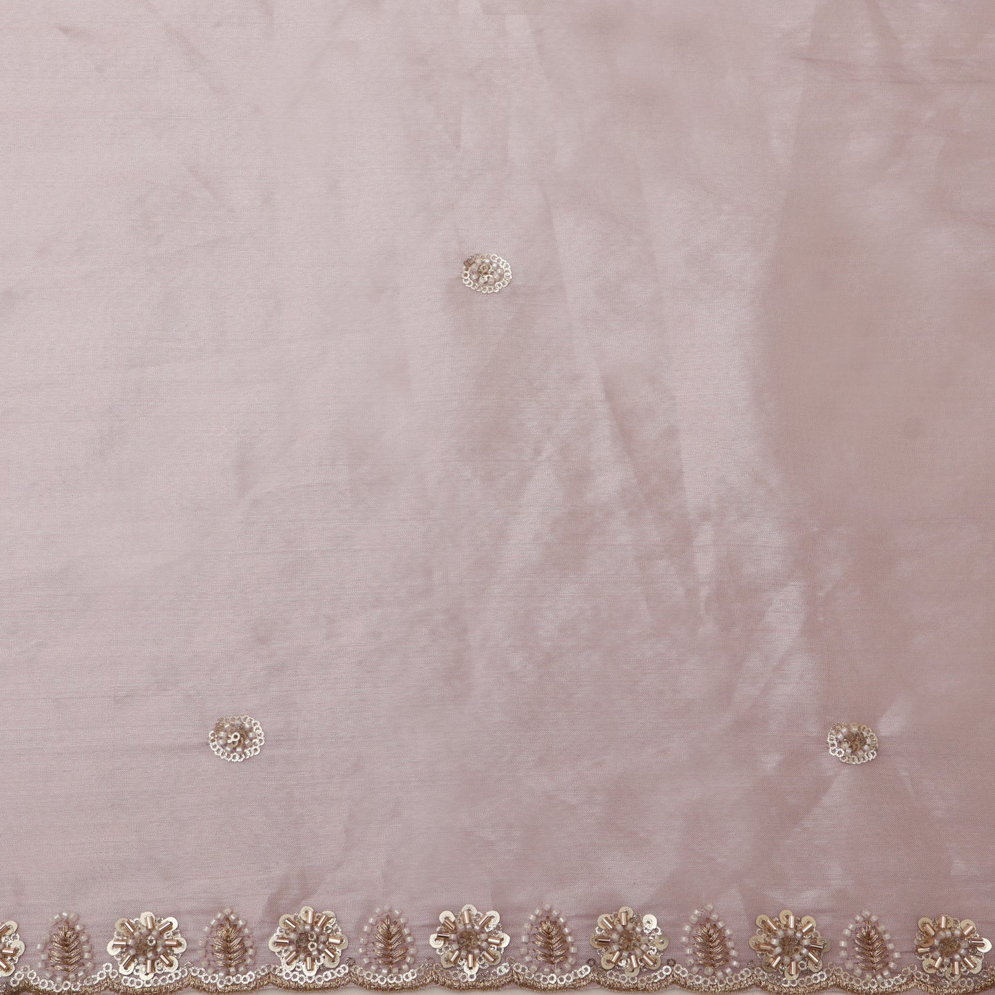 Organza Tissue Border Embroidery Fabric