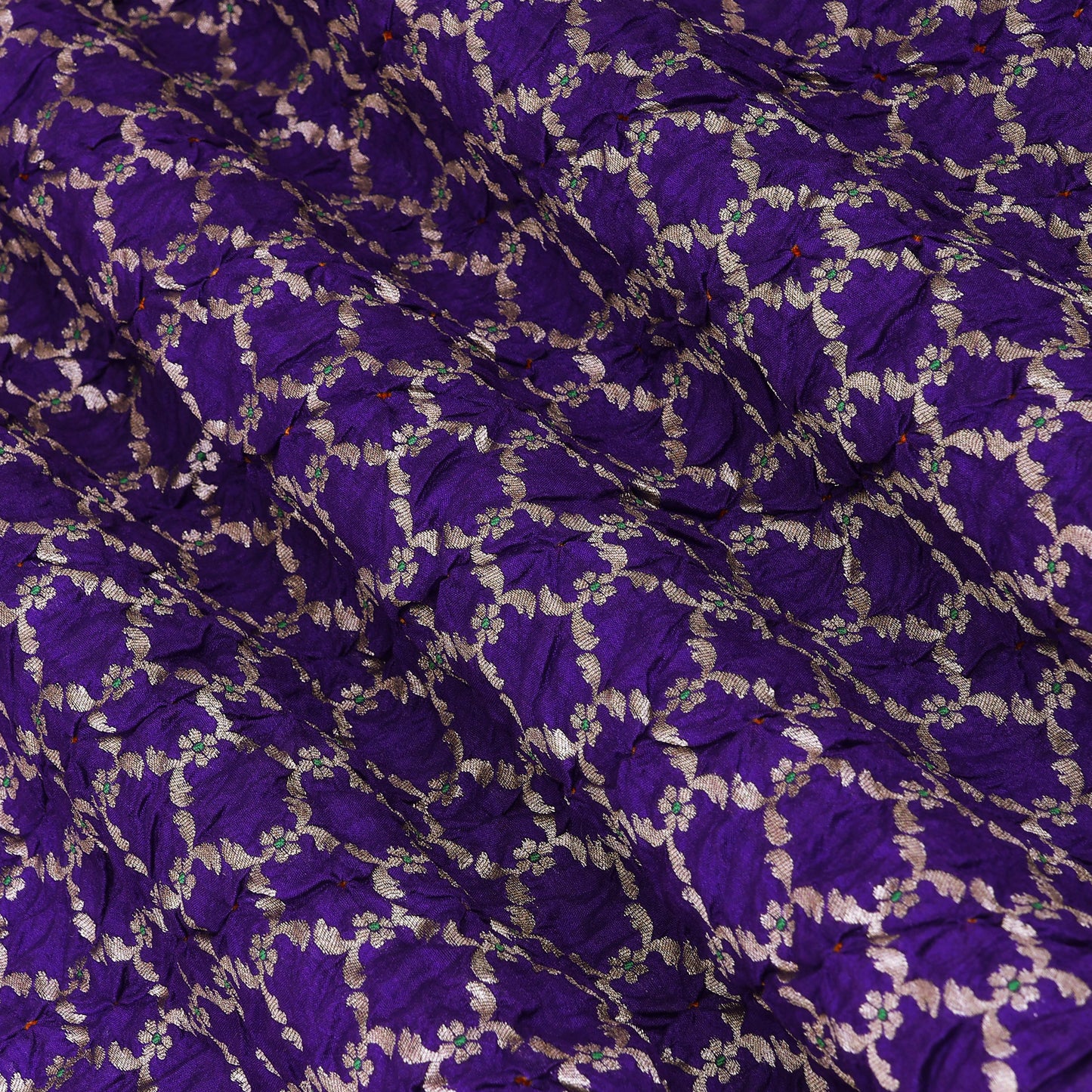 Pure Bandhej Fabric