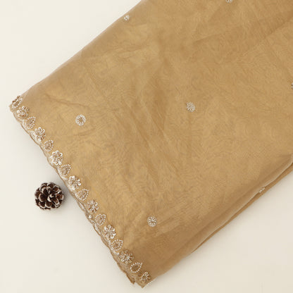 Organza Tissue Border Embroidery Fabric