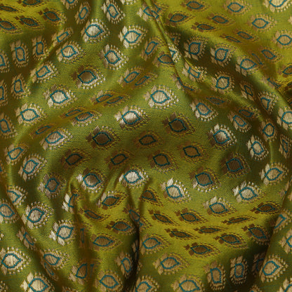 Mehndi Color Brocade Fabric