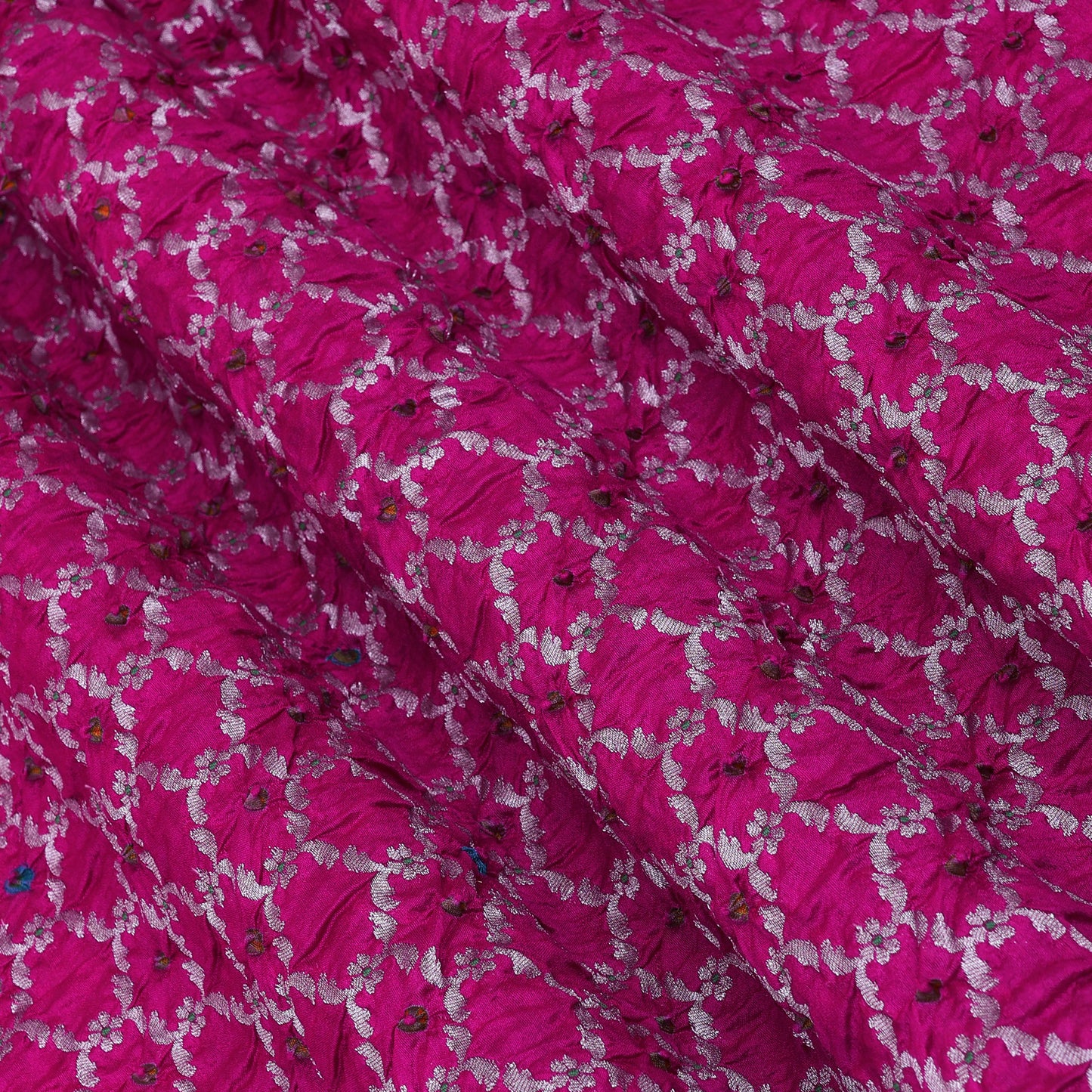 Pure Bandhej Fabric