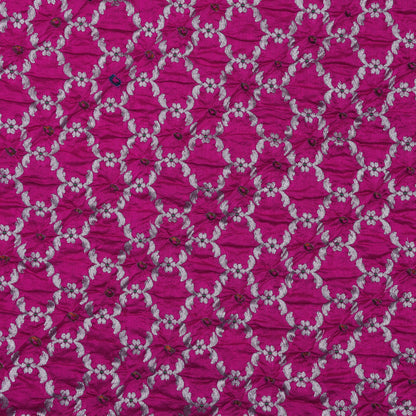 Pure Bandhej Fabric