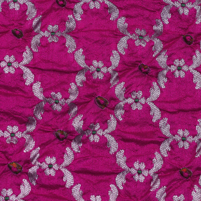 Pure Bandhej Fabric