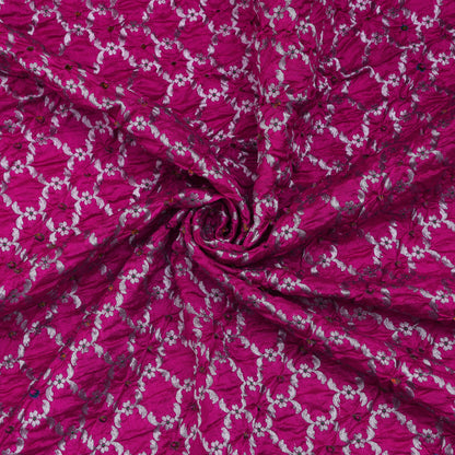 Pure Bandhej Fabric