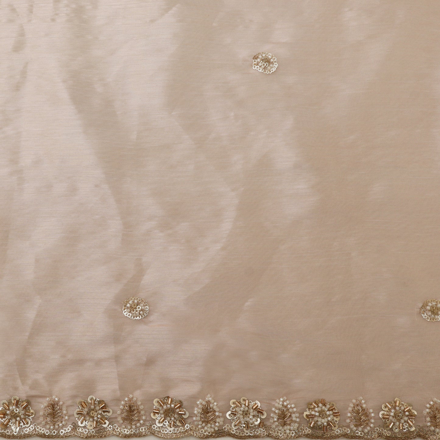 Organza Tissue Border Embroidery Fabric