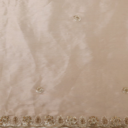 Organza Tissue Border Embroidery Fabric