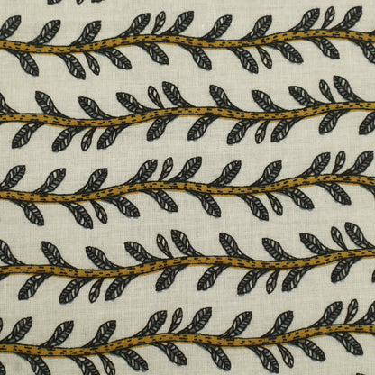 Floral Stripe Cotton Print Fabric