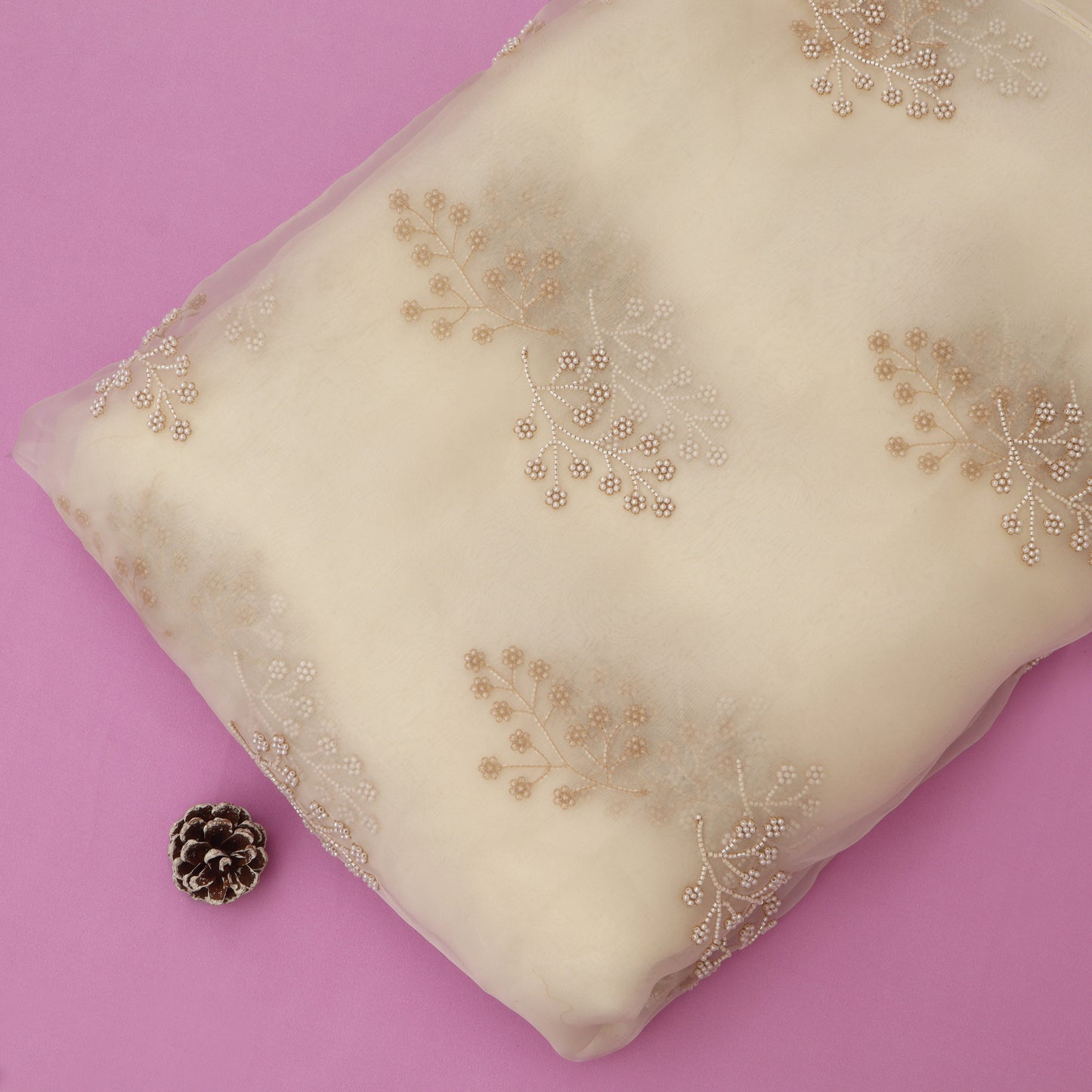 Organza Embroidery Fabric