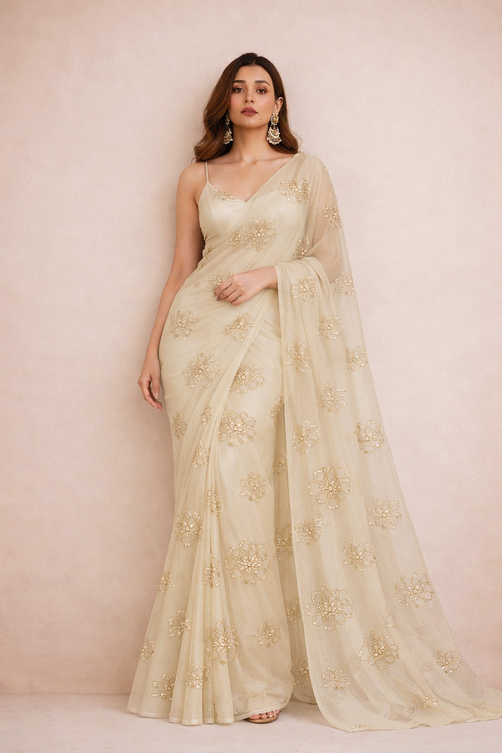 Organza Embroidery Fabric