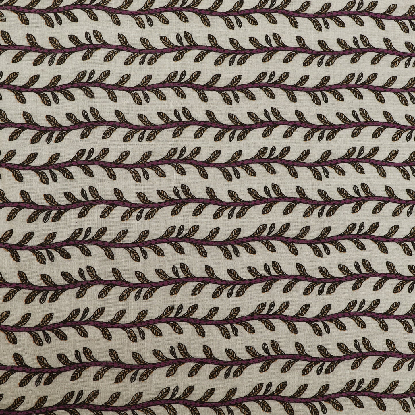 Floral Stripe Cotton Print Fabric