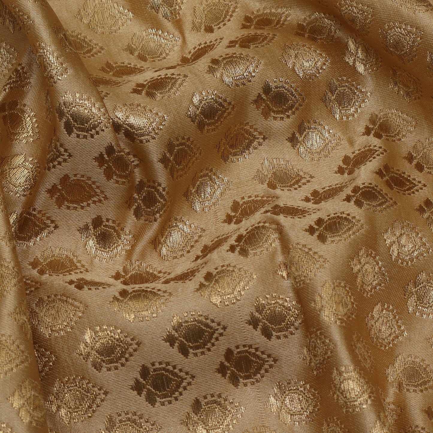 Beige Color Brocade Fabric