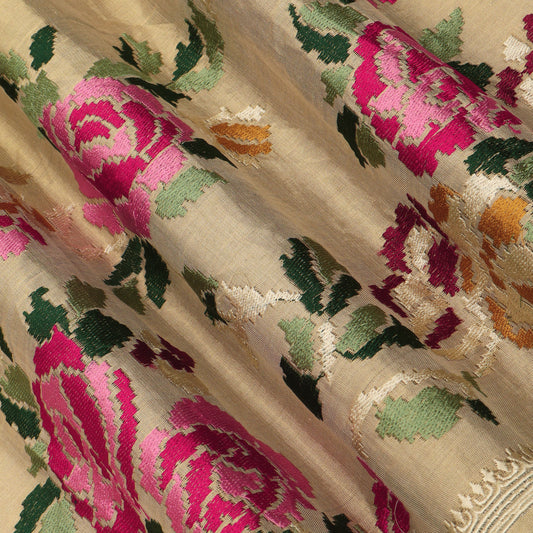 Tissue Brocade Embroidery Fabric