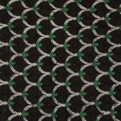 Pure Bandhej Fabric