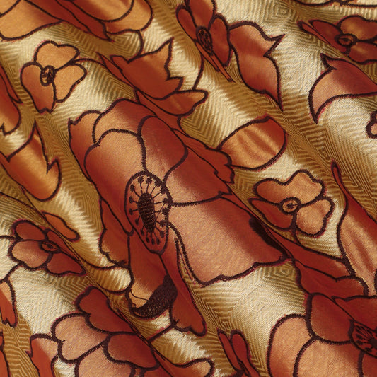 Tissue Brocade Embroidery Fabric