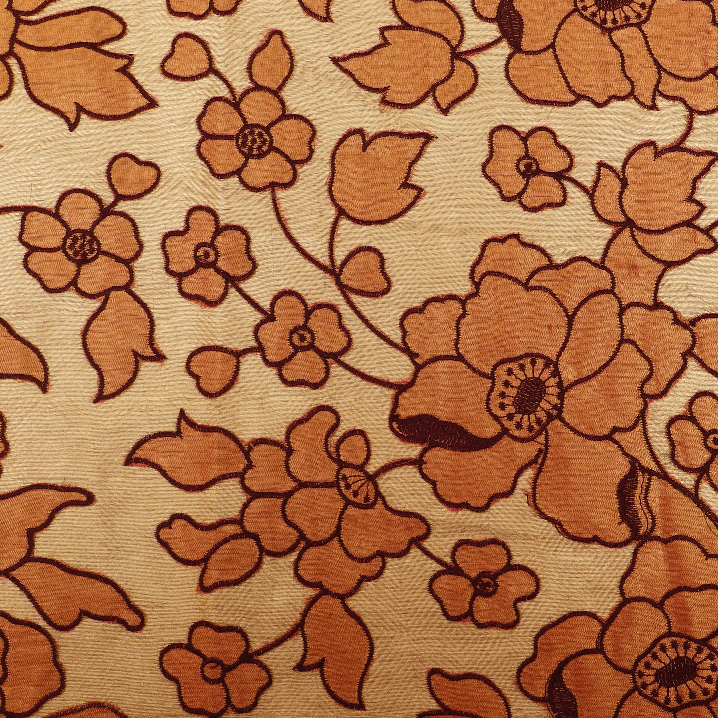 Tissue Brocade Embroidery Fabric